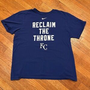 Nike KC Royals baseball tshirt - XL